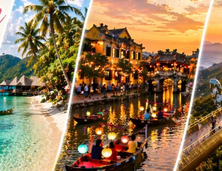 Tour Honeymoon Việt Nam: Phú Quốc – Hội An – Đà Nẵng Trọn Gói