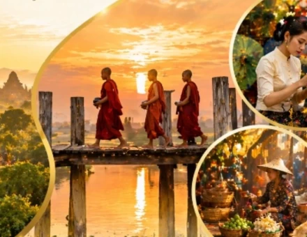 Tour Du Lịch Myanmar Nature 5N4Đ: khám phá Bagan, Mandalay, Yangon Hành Trình Cảnh Quan